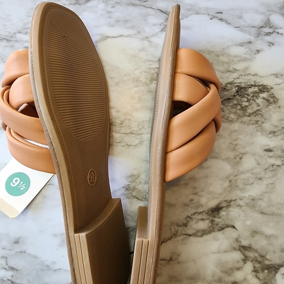 NWT A New Day Light Brown Rory Cushioned Straps and Memory Foam Insoles Sz 9.5 - Picture 9 of 13